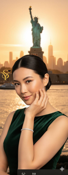 10.00 CT Lab-Grown Diamond Tennis Bracelet – 14K White Gold